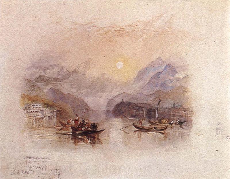 Joseph Mallord William Turner Lake France oil painting art